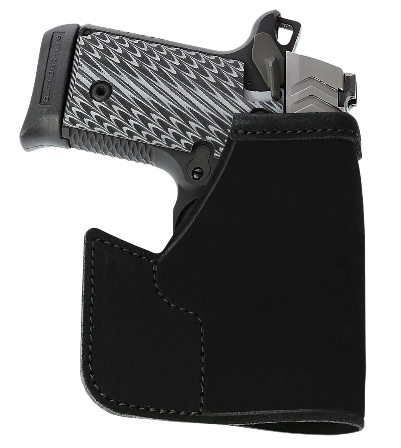 Buy Galco PRO600B Pocket Protector Holster Glock 42 Black Ambi Steerhide online