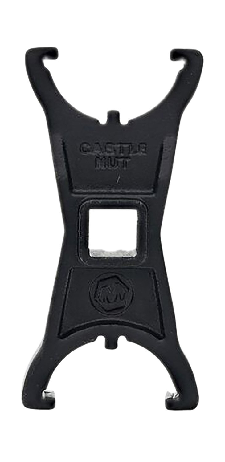 Wheeler 1199468 Castle Nut Crowfoot Wrench Black Steel AR-15/LR308 - Wheeler