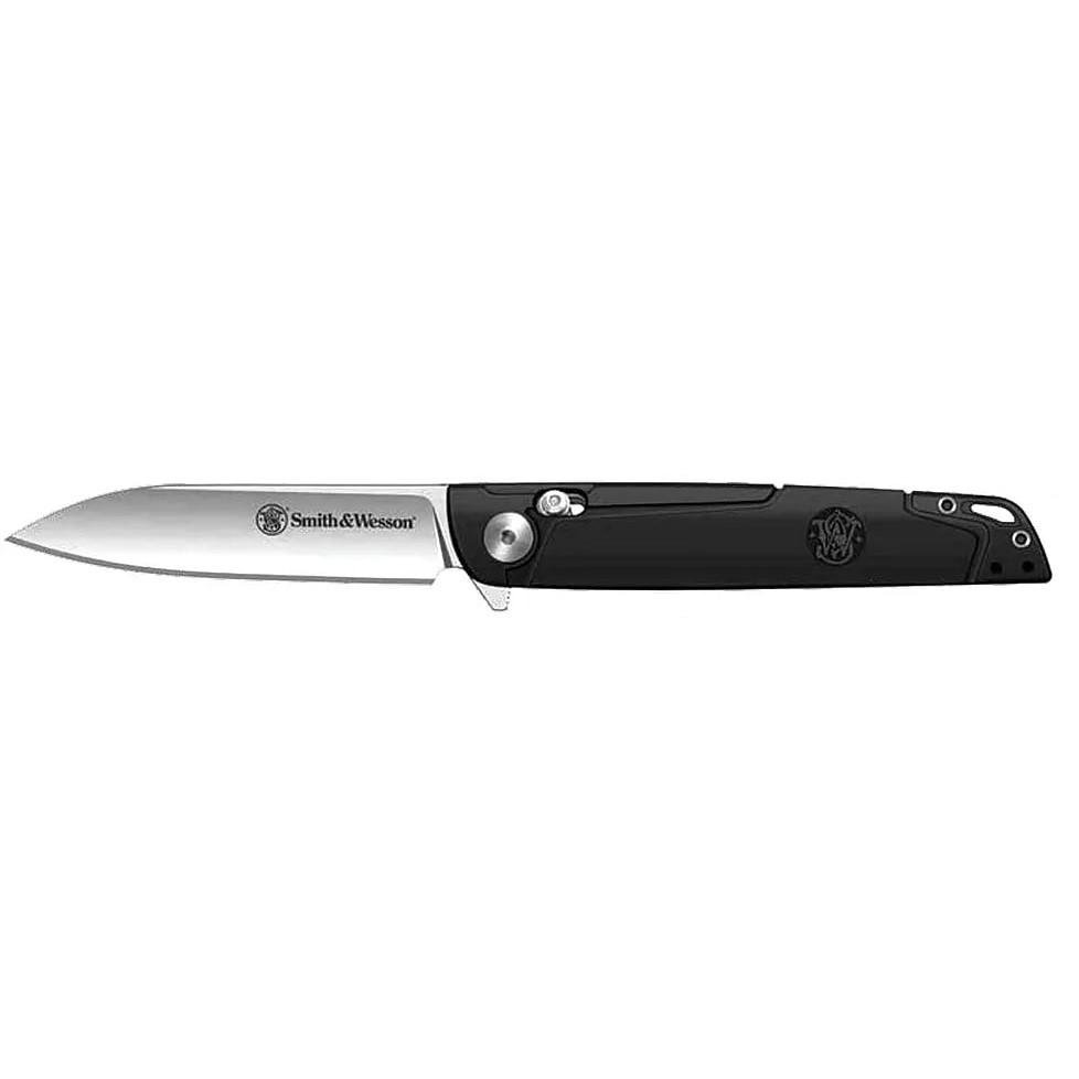 Smith & Wesson 1205908 24/7 Crossbar Folder Knife 3.25" SS/Black - Battenfeld Technologies