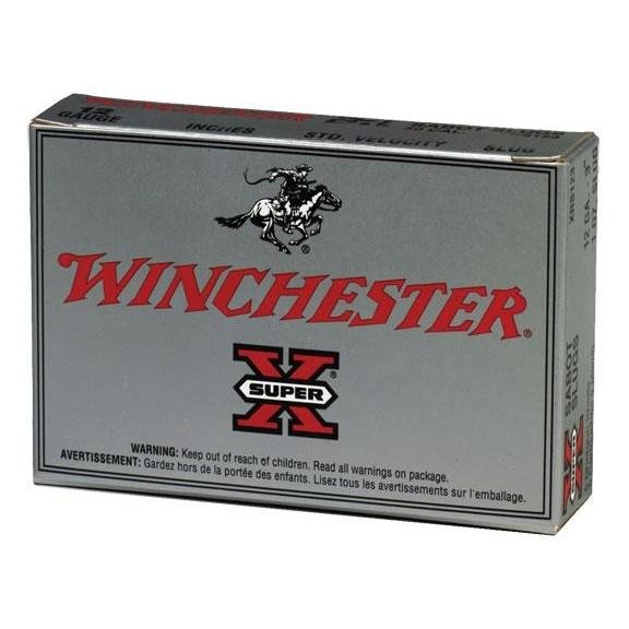 Winchester Super X 20 Gauge 2.75 in 3/4 oz Rifled Slug 15 Rounds - Winchester - RIFLED LEAD