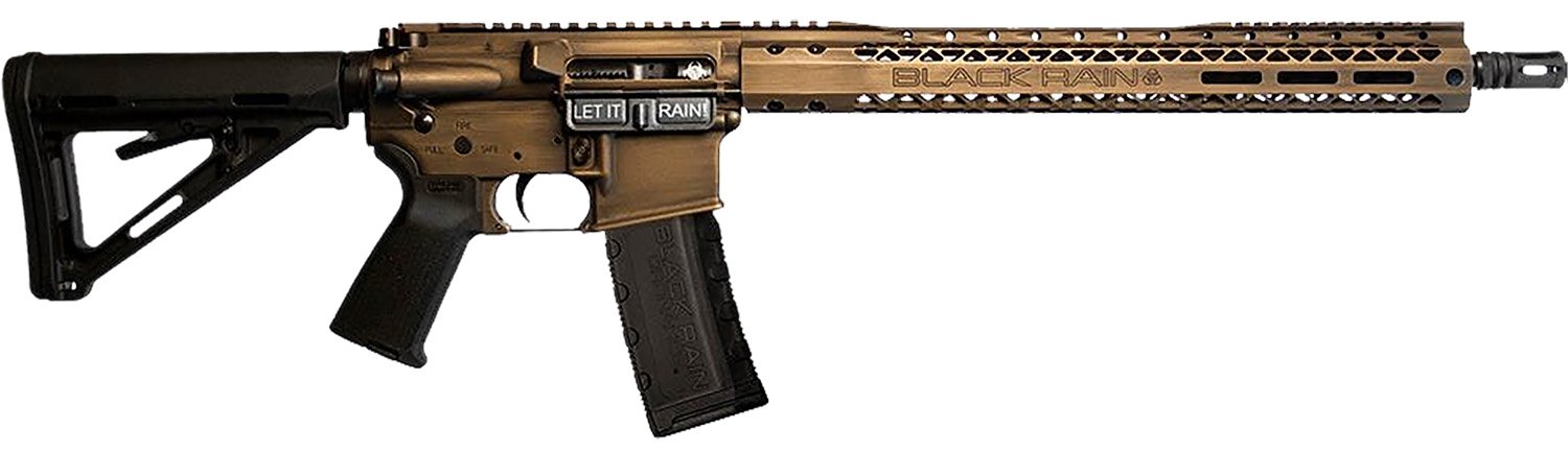 Black Rain Ordnance Spec+ Fusion 5.56 NATO 16 in Bronze Battleworn 30+1 - Black Rain Ordnance - .223 REM/5.56 NATO