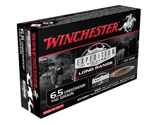 Winchester S65LR 6.5 Creedmoor 142 Grain AccuBond Long Range 20 Rounds - Winchester - NOSLER ACCUBOND LONG-RANGE
