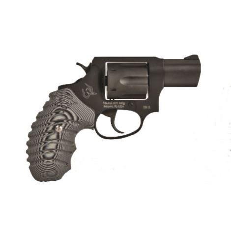Taurus 856 Ultra-Lite Revolver, 38 Spl +P, 2" Matte Black Barrel, 6-Round, Gray Cyclone VZ Grip, Aluminum Frame - Taurus International Manufacturing, Inc. - 38 Special