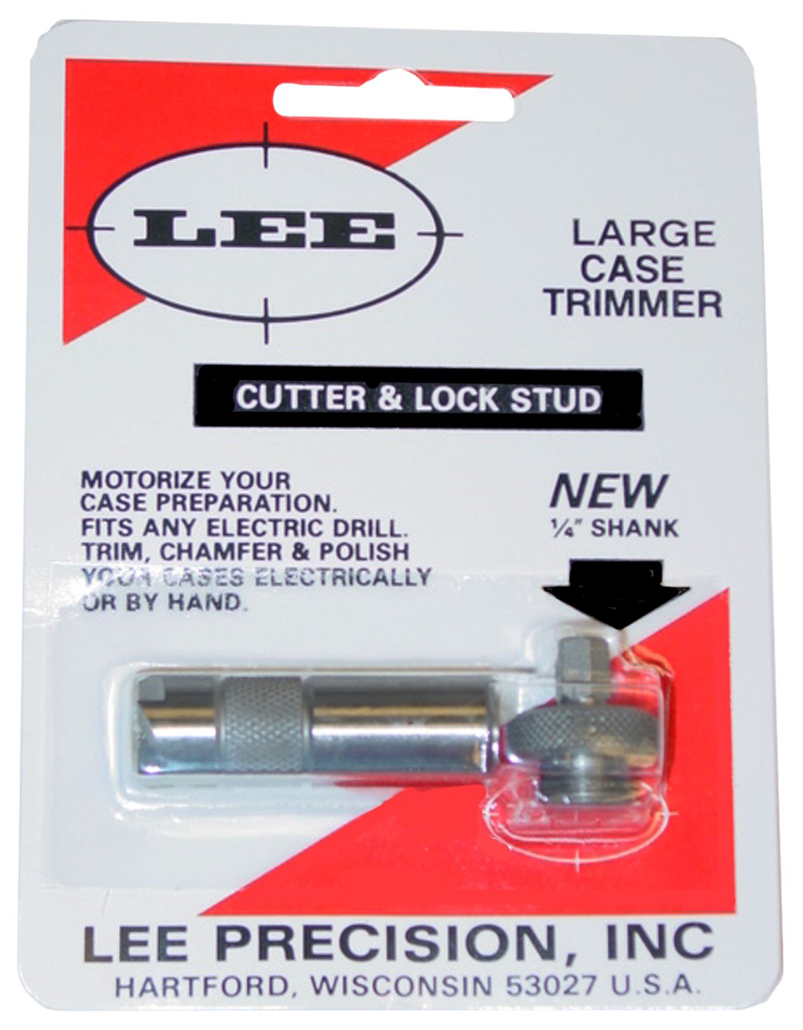 Lee Precision Cutter and Lock Stud Large Case Trimmer Multi-Caliber 90401
