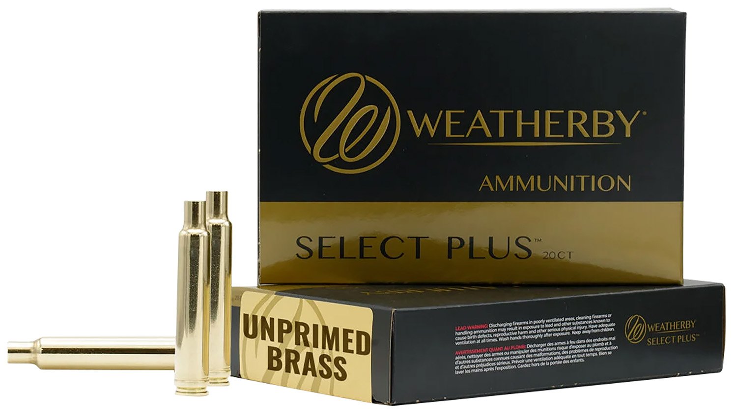 Weatherby 7mm Weatherby Magnum Unprimed Brass Cases (BRASS7MM)