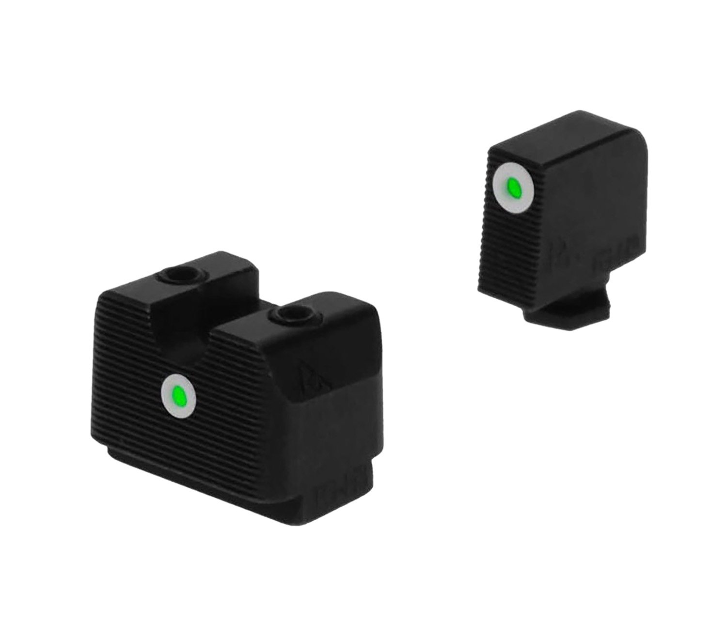Rival Arms RA4B231G In-Line MOS Night Sights for Glock 17/19 Green Tritium - Rival Arms - STEEL