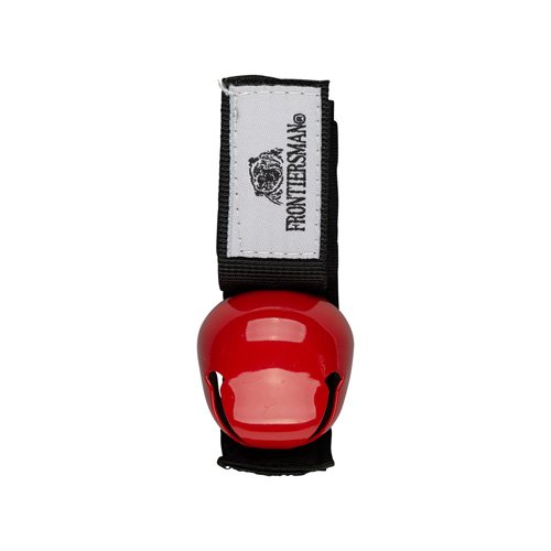 Frontiersman Bear Bell Red - Magnetic Silencer - Velcro Attachment - Versatile Wear - Movement Rings - Premium Quality