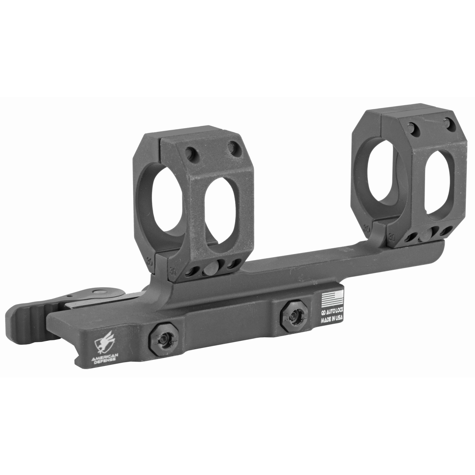 Buy American Defense AD-RECON-30-TAC Scope Mount, 30MM, 2" Offset, QD Levers online
