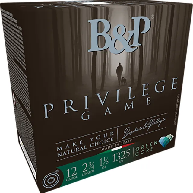 B&p Ammunition 12B15PG6 Privilege Game 12Gauge 2.75" 1 1/5oz 6Shot 25... - Baschieri & Pellagri for sale at TheGunDock