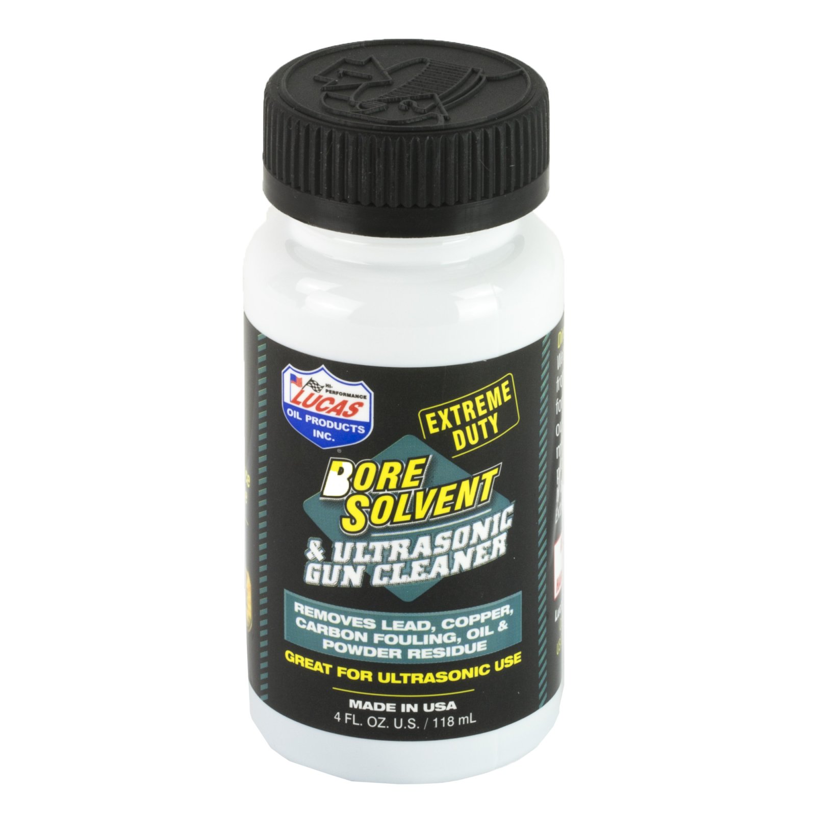 Lucas Oil 10907 Bore Solvent 4oz Ultrasonic Cleaner Rust Inhibitor