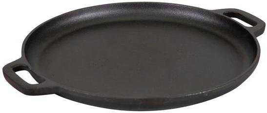 S/SPORT 16006 16.5 In Cast Iron Pizza Pan Pre-Seasoned 13 In