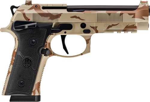 Beretta 92XI SAO FS 9mm 4.7" 18Rnd Desert DPM Camo 2 Mags SPEC0743A18 - Beretta - 9mm