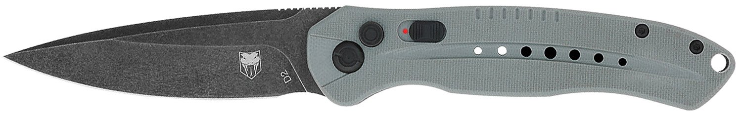 Buy Diablo Side Button Auto G-10 Scales Black Stonewash D2 Blade online