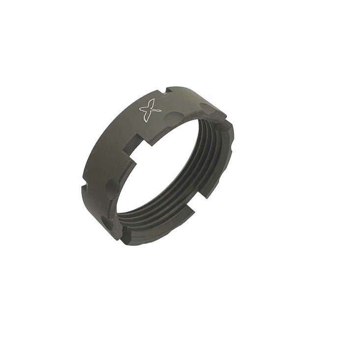 Forward Controls Design CNF AR-15 Billet Castle Nut Burnt OD Green - Forward Controls Design