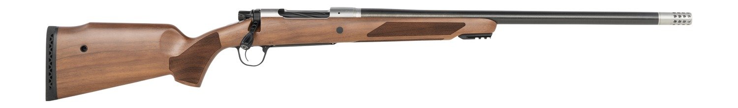 Christensen Arms 80106010100 Ridgeline Safari Big Game 375 H&H 3+1 22" Carbon Fiber Match Grade Threaded Barrel, Stainless Steel Drilled & Tapped Receiver, Picatinny Rail Forend, European Walnut Fixed