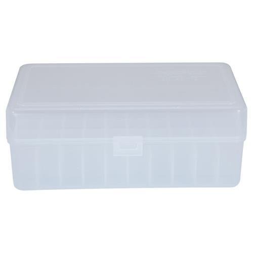 Berry's Mfg 411 Clear Ammo Flip Top Box  Holds 50 Rounds - .45/70 Govt - Berry's Mfg - .4570 Govt.