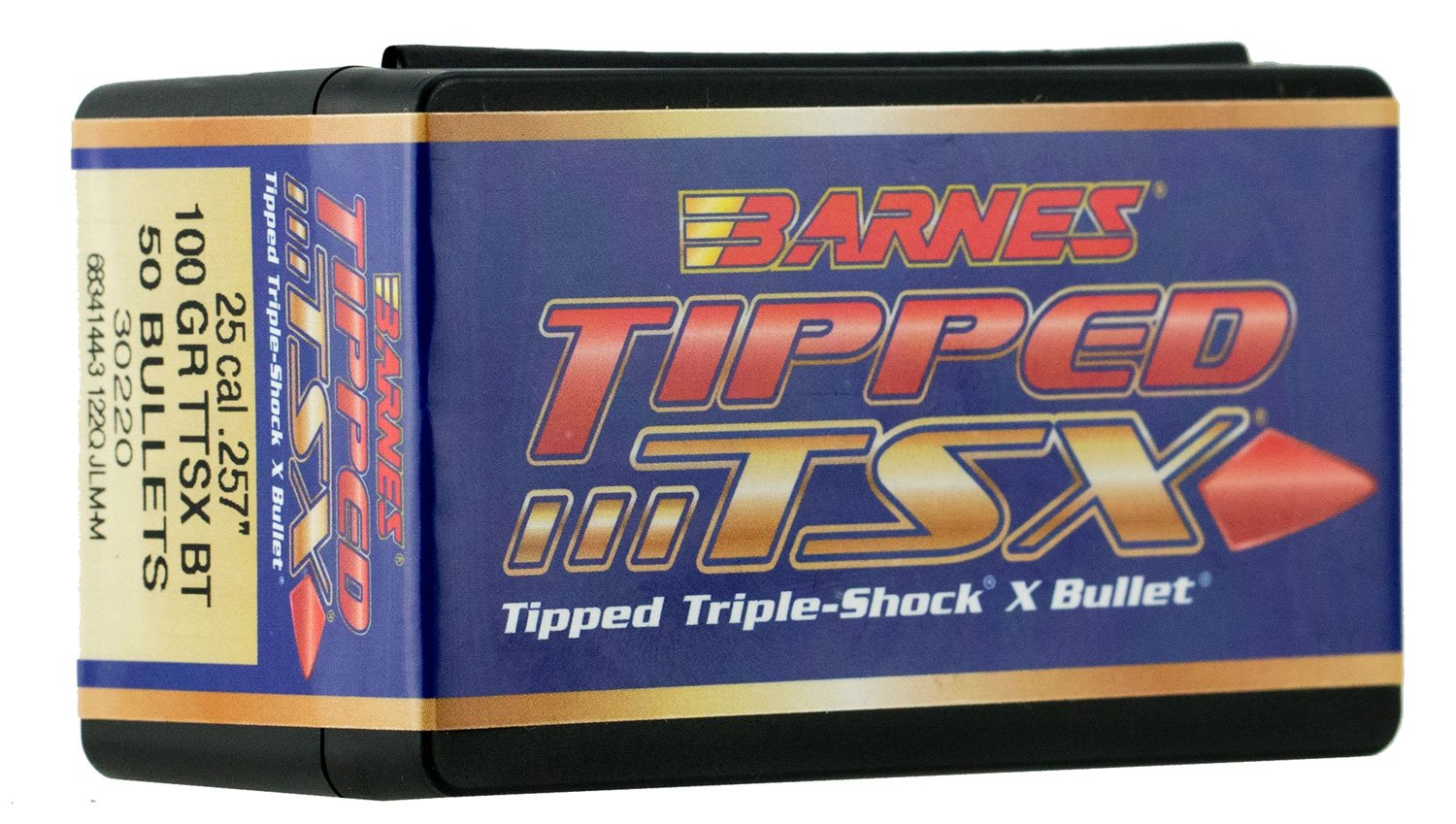 Barnes Tipped TSX .25 Caliber 100 Grain Copper Bullets 50 Count - Barnes Bullets - 25 Caliber
