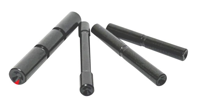 Cross Armory CRG4PSBK 4 Pin Set Dimpled 4140 Steel for Glock Gen4
