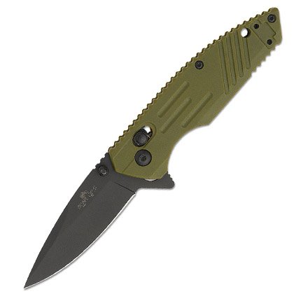 Bear Rancor IX Fold 2.35" Drop Plain ODG Bear Ops 4 3/8" OD Green Zytel Sli - Bear Archery