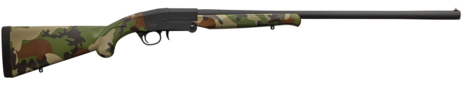 Charles Daly 930335 20GA 26" Break Open Shotgun, Woodland Camo, Mod Choke