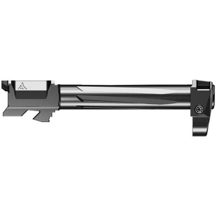 Radian Weapons R0884 Ramjet & Afterburner Combo Compatible w/Glock 17 Gen4, Black Ported Stainless Steel