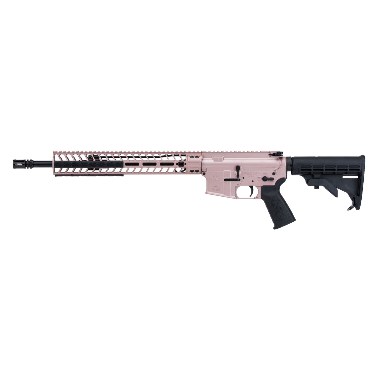 Spike's Tactical STR5735-CM3F-PRG 16" 5.56 NATO Rifle Rose Gold M-LOK Rail
