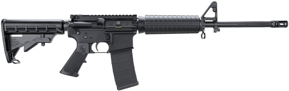 RRA Car A4 Carbine 5.56MM Nato Rifle 16" Barrel 6 POS A2 Sight Black Finish - Rock River Arms - .223 REM/5.56 NATO