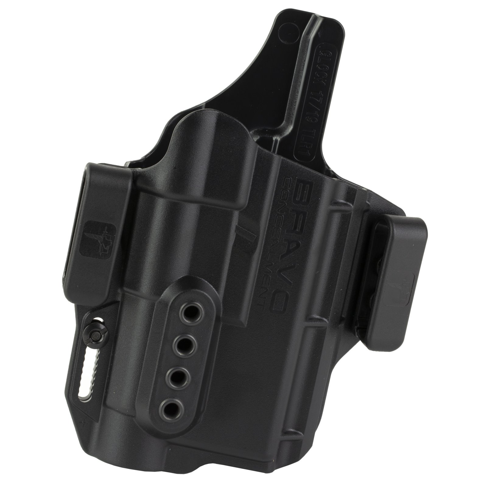 Bravo Concealment Torsion IWB Holster Glock 19 23 32 45 Right Hand Black