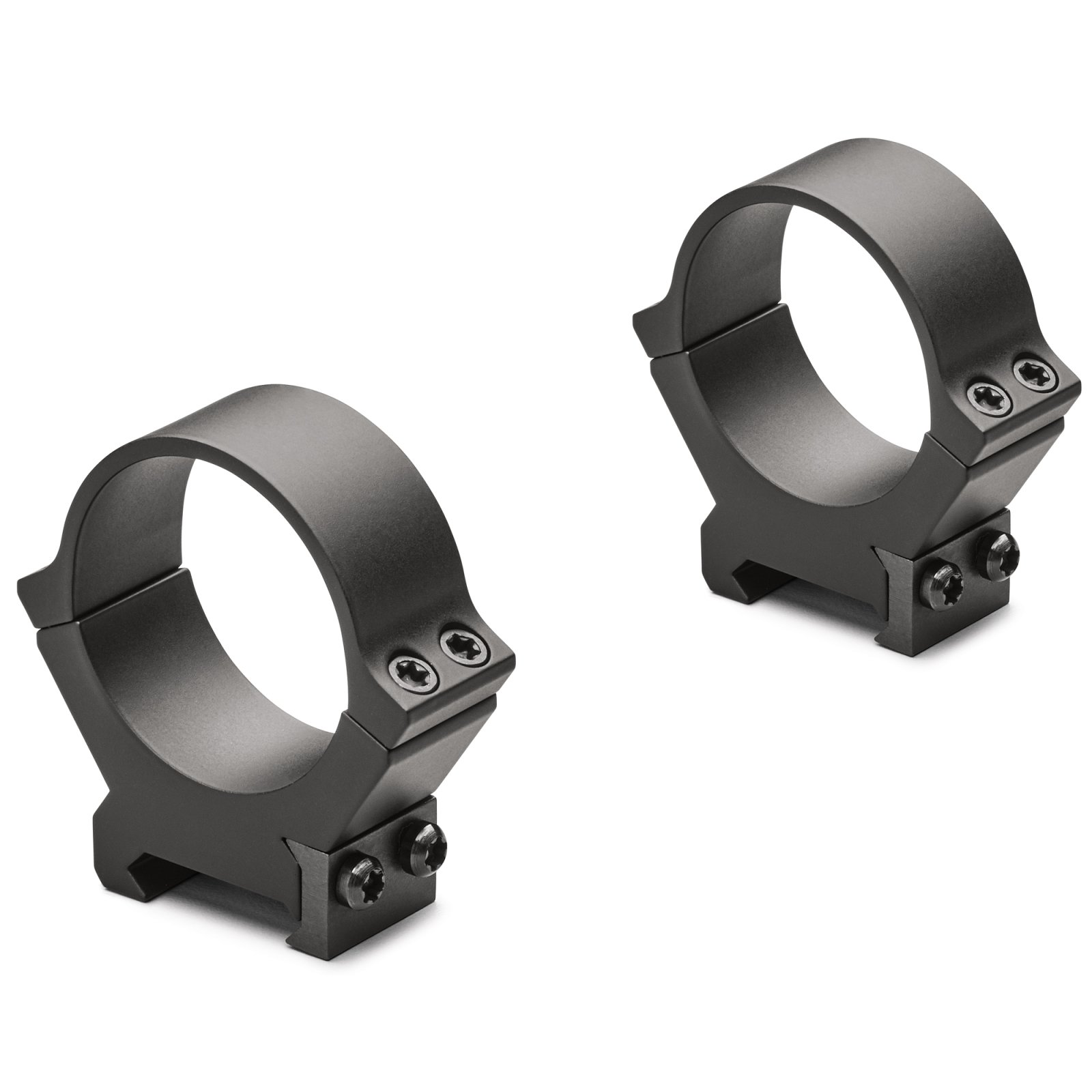 Leupold PRW2 34mm Medium Steel Cross-Slot Ring Set Matte Black - Leupold & Stevens - 34MM