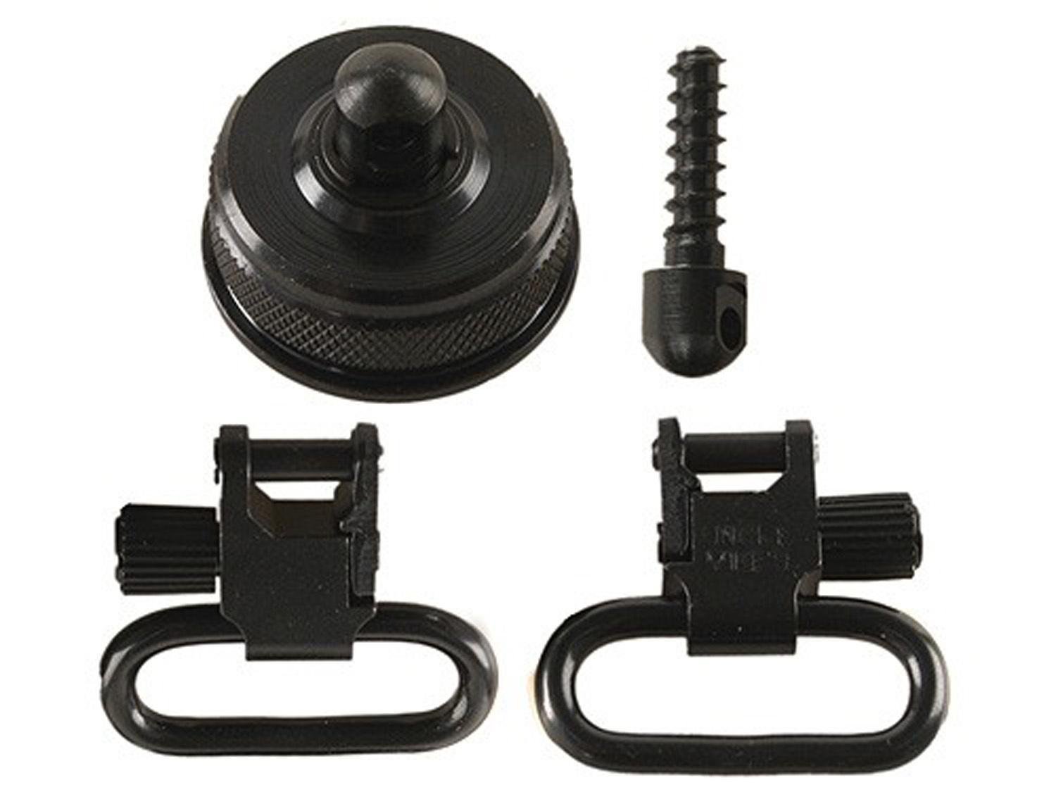Buy Uncle Mike's 18012 Swivel Cap Set Remington 870 12 Gauge Blued Steel online