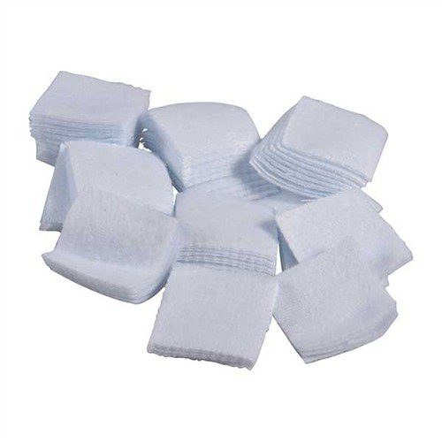 Brownells Square Cotton Flanel Patches .88" .17/.22 Cal 100 Pack