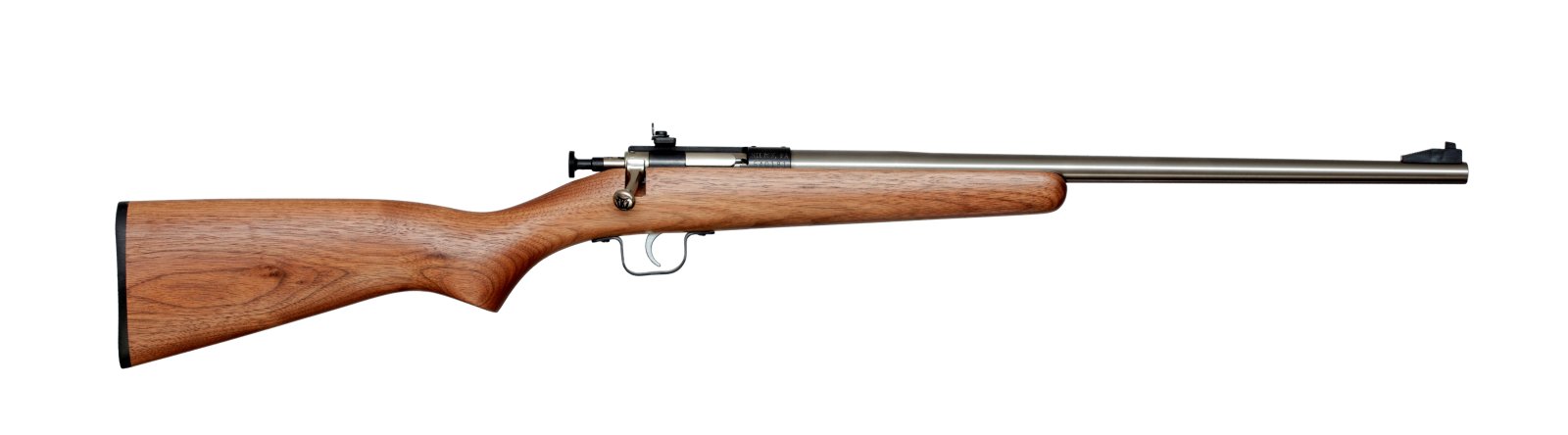 Keystone KSA3238 Crickett Youth 22LR Bolt Action Rifle SS/Walnut 16.125" - Keystone Sporting Arms - 22 LR
