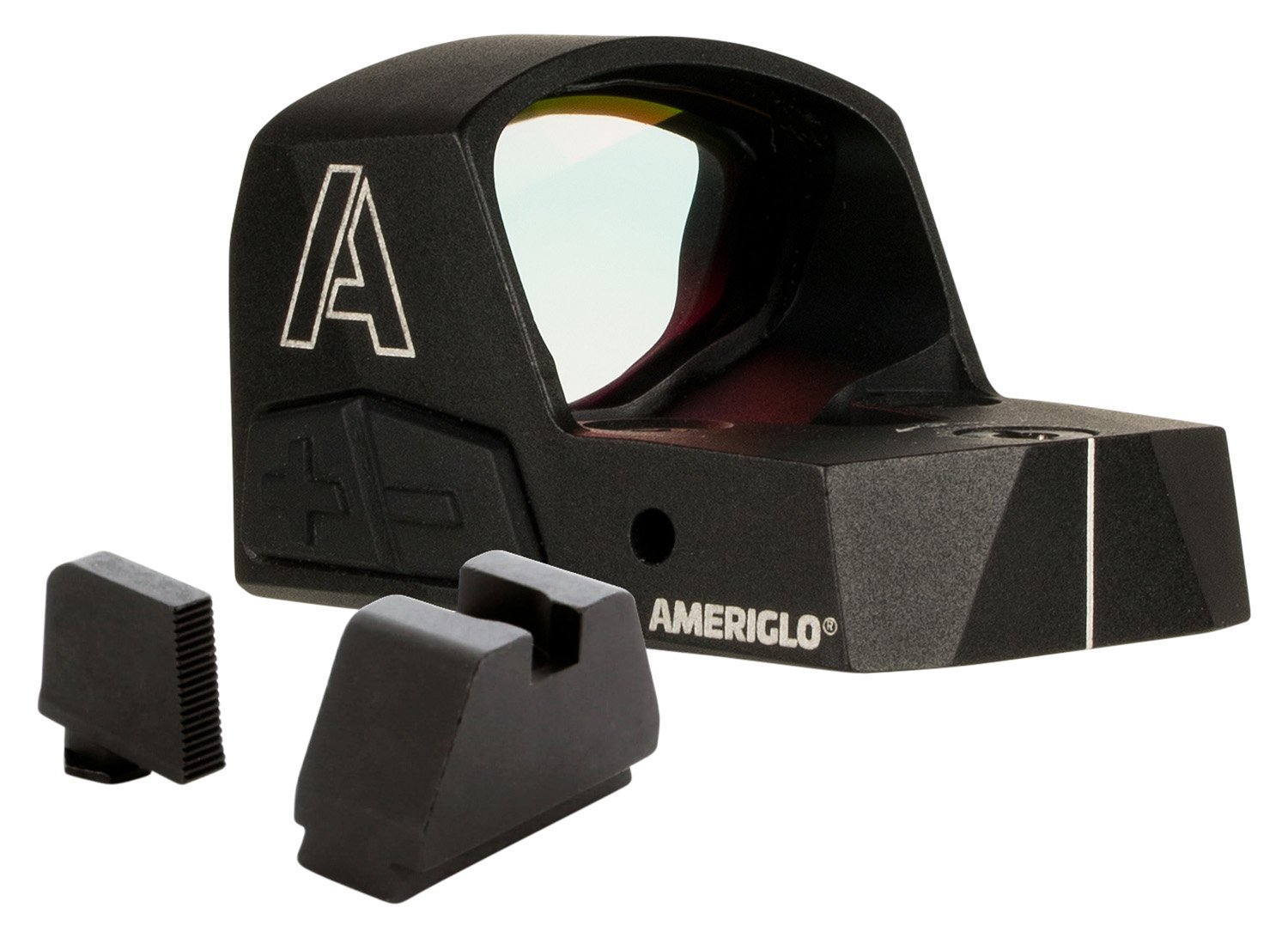 AmeriGlo HVN04 Haven Red Dot Sight 5 MOA Matte Black Combo