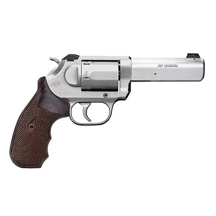Kimber 3400031CA K6s .357Mag 4" Stainless DA/SA Revolver Rosewood Grip