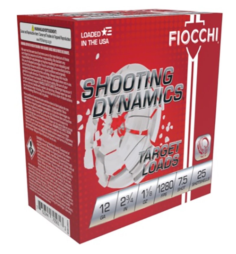 Buy Fiocchi 12SDHV75 12ga 2-3/4" 1-1/8oz #7.5 Target Loads 1280FPS online