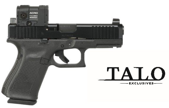 Glock UA195S301MOS7A1 G19 G5 MOS 9mm 4.02" nDLC Semi-Auto Pistol