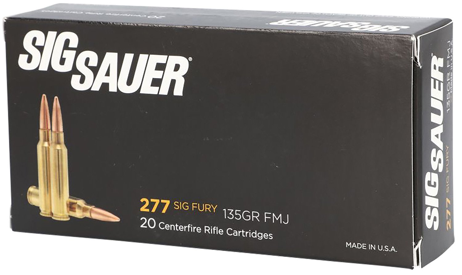 Buy Sig Sauer E277SFB13520 Elite Ball .277 Fury 135gr FMJ 20 Rounds Box online