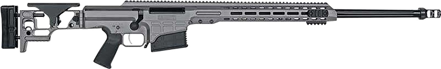 Barrett 18486 MRAD 300 Norma Mag Tungsten Gray 26" Fluted Barrel Rifle - Barrett - 300 Norma Magnum
