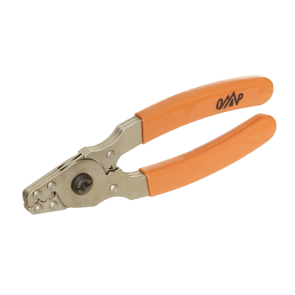 October Mountain Tru-Crimp Nocking Pliers 811314027306 301SS One-Handed Use