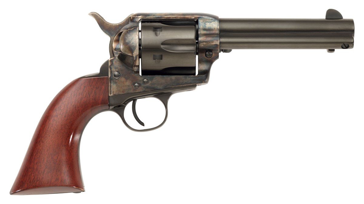 Taylors & Company 1873 Cattleman Gunfighter 45 Colt 4.75 Inch Blue 6rd - Taylor's & Company - 45 Colt