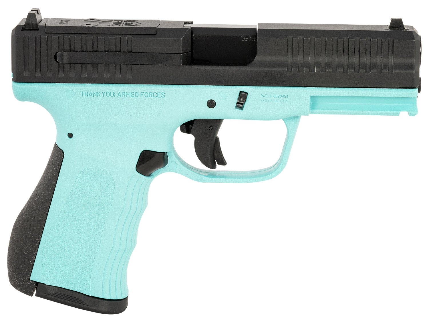 FMK Mach 9 G3 Pistol 9mm Luger 4 in Black Finish 14 Rounds Semi Automatic - FMK Firearms - 9mm Luger