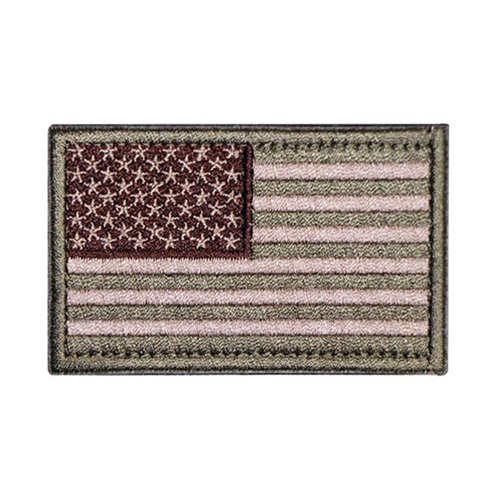 Shooting Made Easy US Flag FDE Morale Patch Hook Loop Velcro