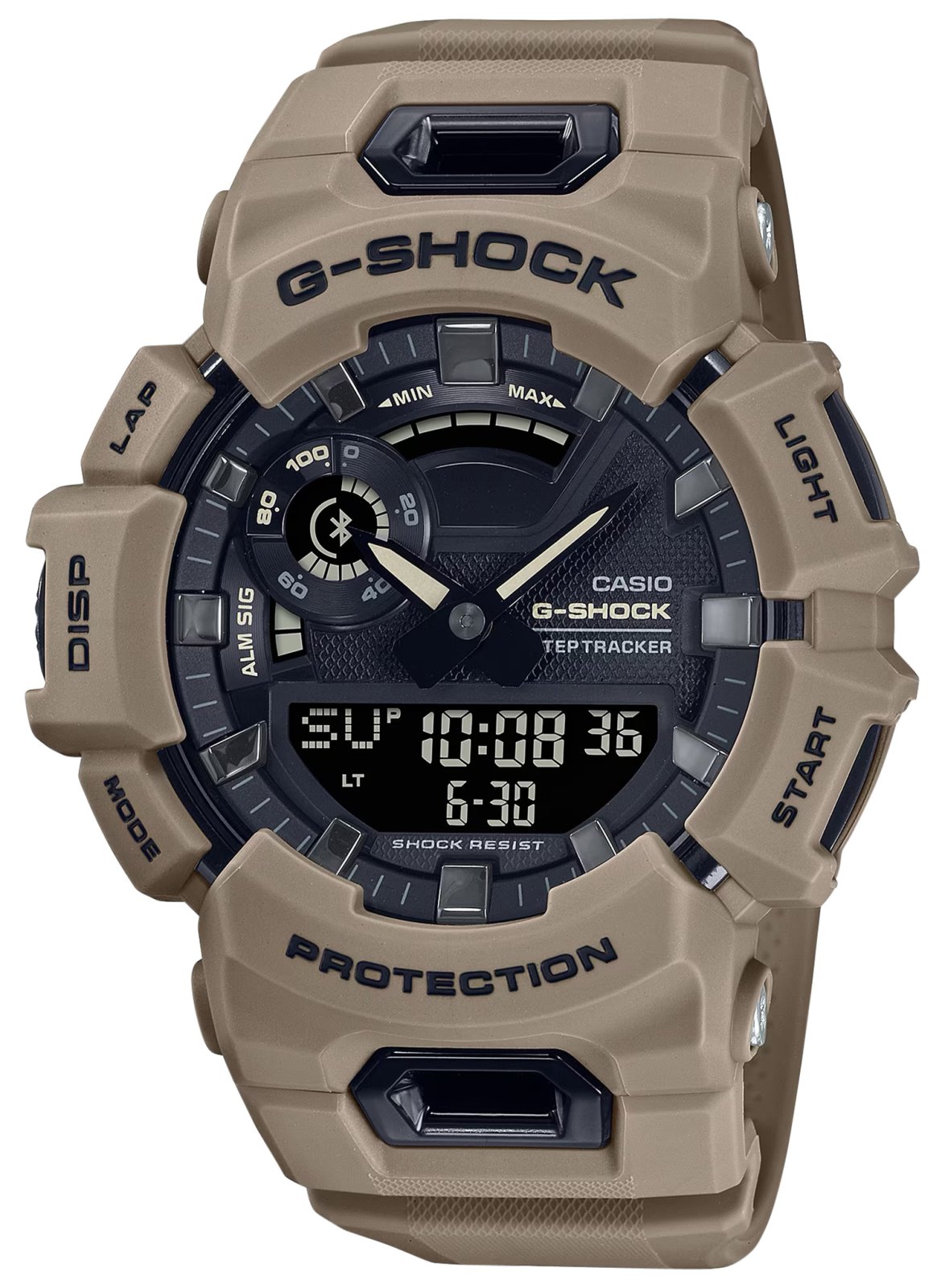 G-Shock GBA900UU5A Tactical Brown Stainless Steel Bezel Watch