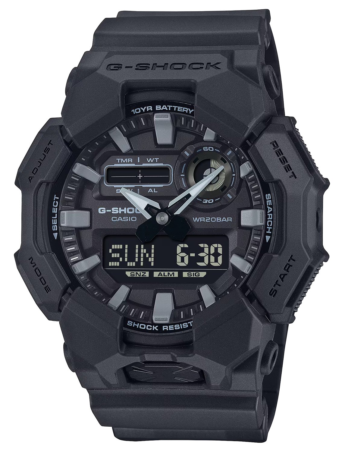Buy GSHOCK GA0101A1CR Analog Digital Black Tactical Watch online