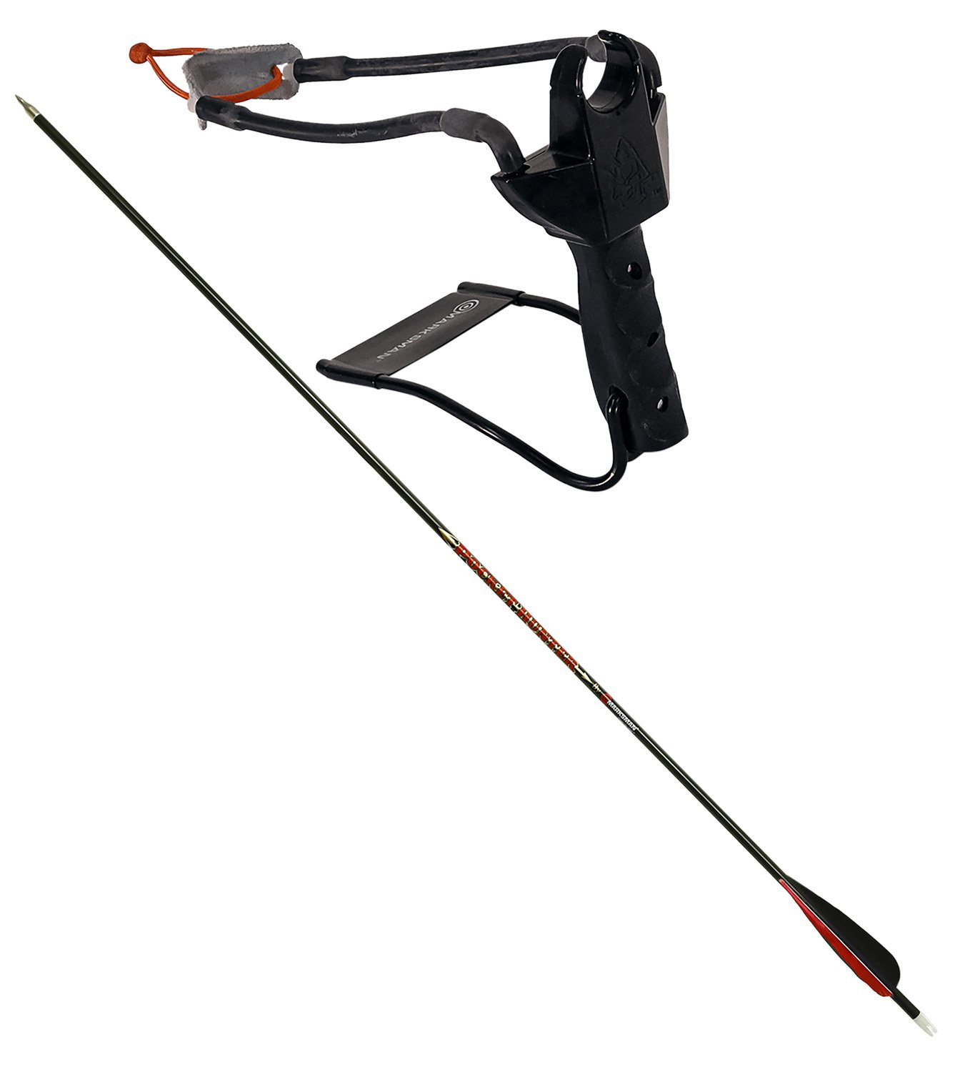 Marksman Pocket Hunter Slingshot Black 3075 - MRK - 8.25" X 4.50" X 33.25"