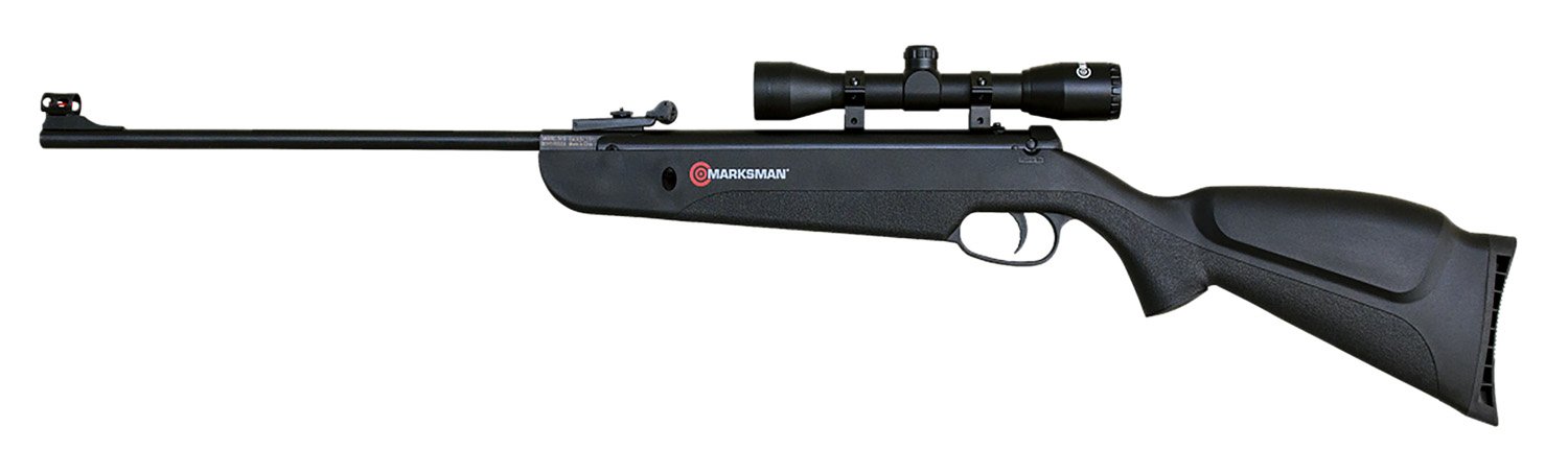 Marksman 2070 Air Rifle .177 Black Receiver 4x32mm Scope - MRK - BREAK OPEN