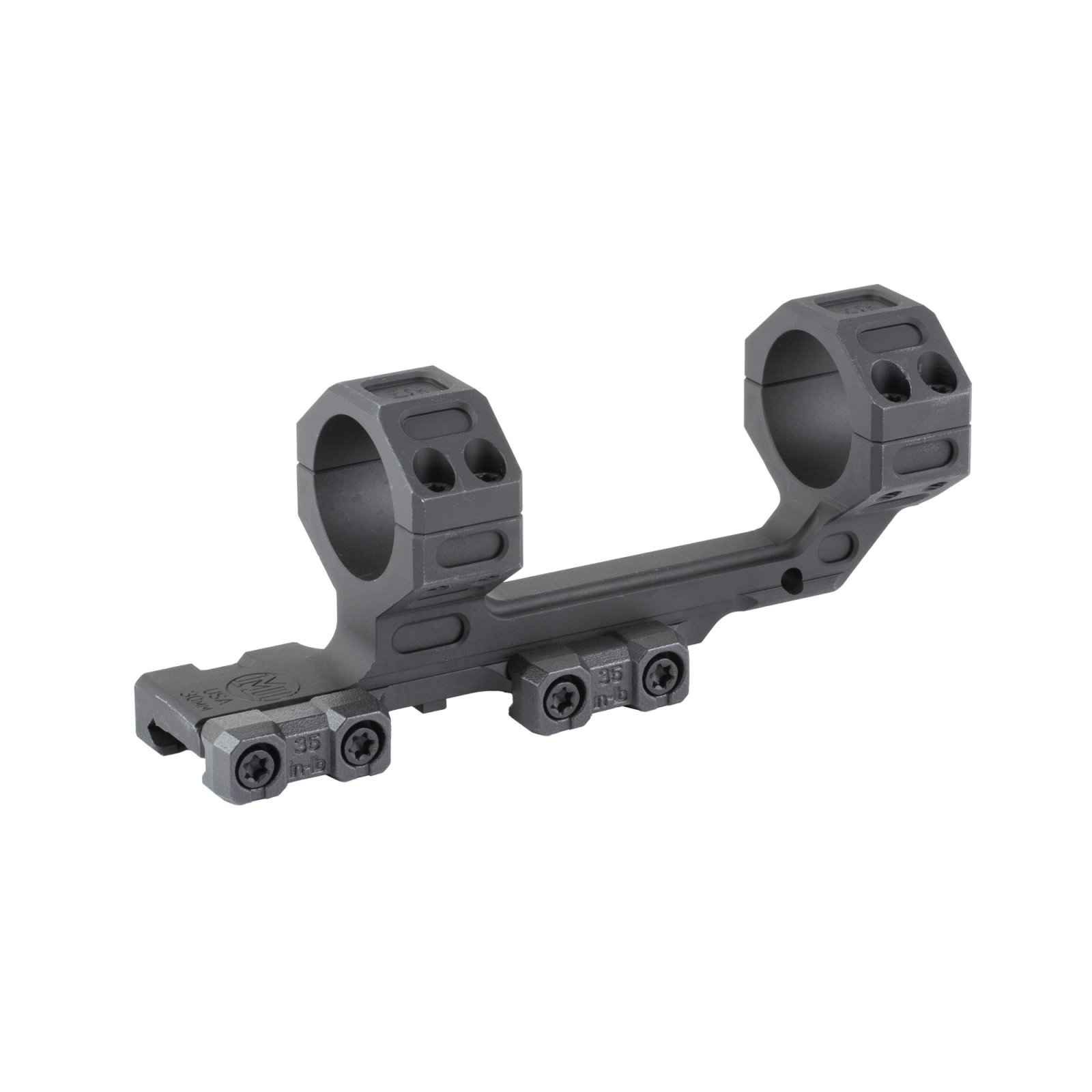 Midwest Industries MK2 Optic Mount Fits 30MM Anodized Finish Black