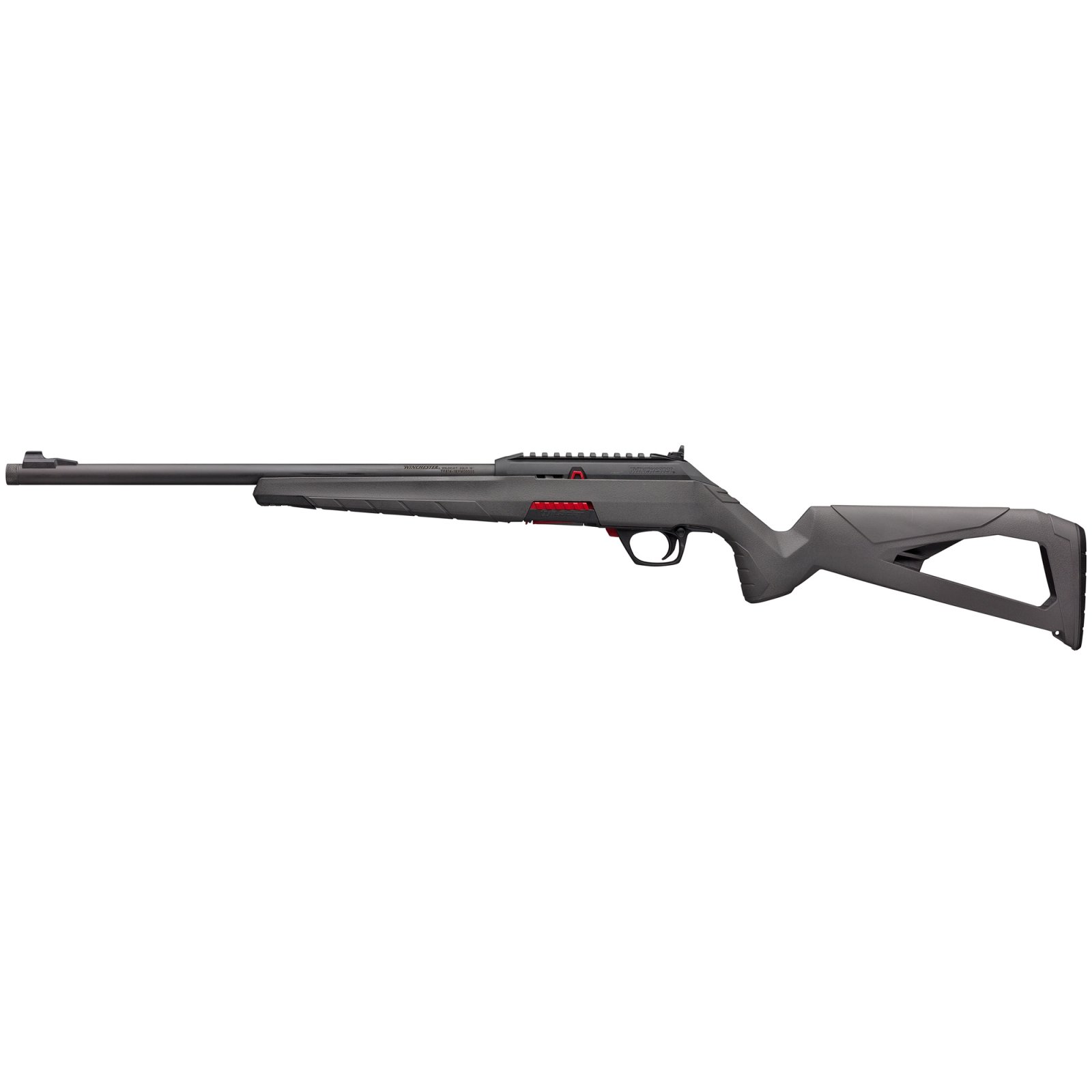 Winchester Wildcat 22 SR .22 Long Rifle Semi Auto Rifle 16.5" Threaded Barrel 10 Rounds Post Front Sight Gray Composite Stock Blued Finish