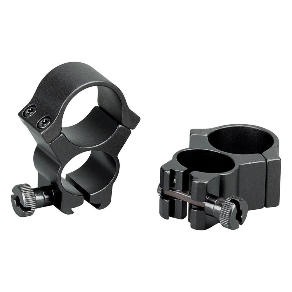 Redfield 47327 See-Thru Matte Black 1" High Rimfire Scope Rings