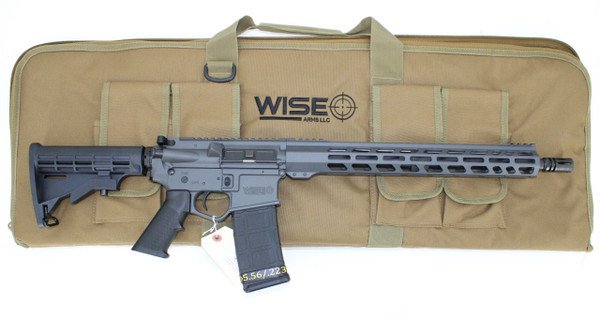 Wise Arms WA-15B 16" Rifle 223 Rem/5.56 NATO Sniper Grey Cerakote - Wise Foods, Inc. - 223 Rem | 5.56 NATO